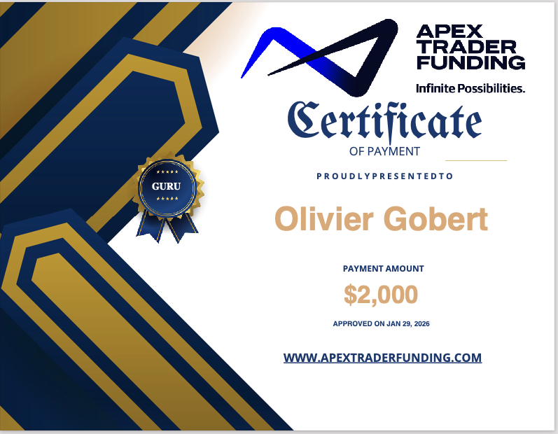 Certificat de payout